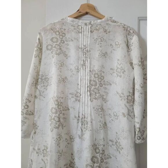 CP SHADES Linen Floral Print Tunic S - Picture 10 of 10